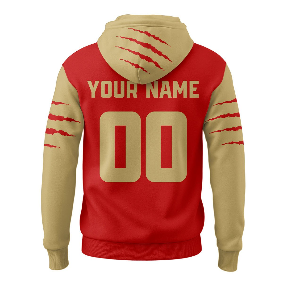 SF49 Premium NFL Fan Pride Claw Hoodie DDT CTND