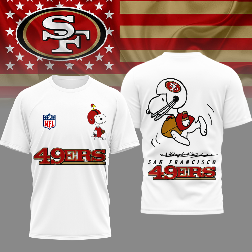 SF49 Premium NFL x Peanuts 3D Shirt DDT CTND