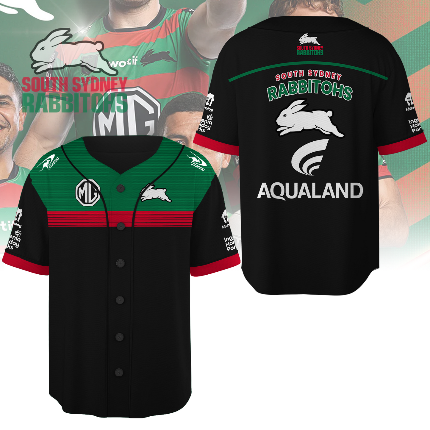 South Sydney Rabbitohs NRL Limited Edition BB Jersey TM V21