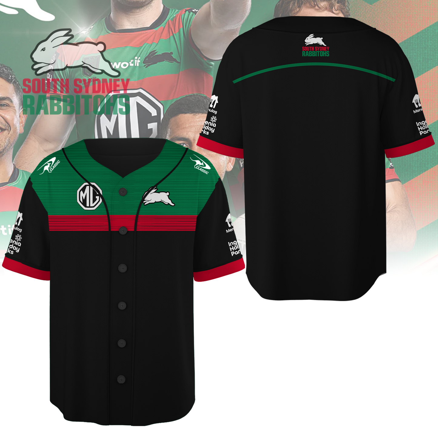 South Sydney Rabbitohs NRL Limited Edition BB Jersey TM V22