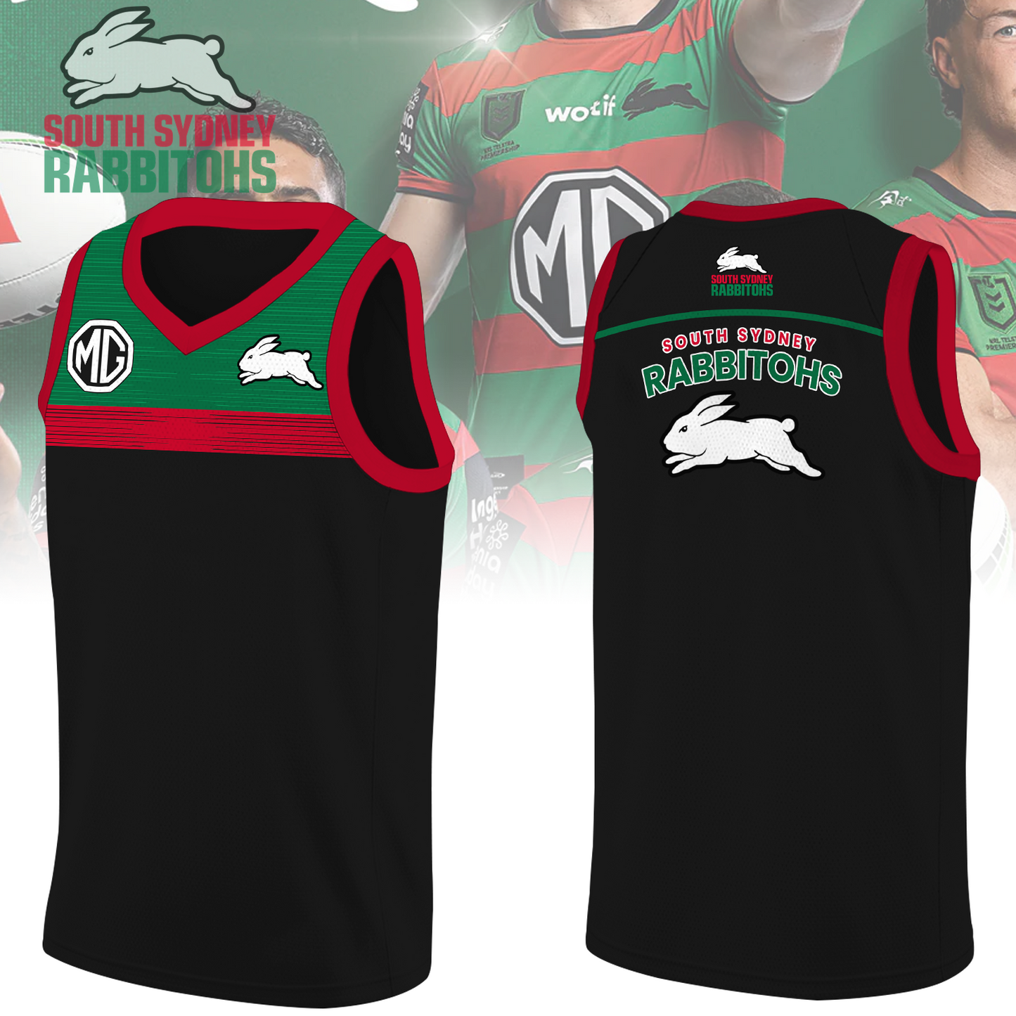 South Sydney Rabbitohs NRL Limited Edition BK Jersey TM V23