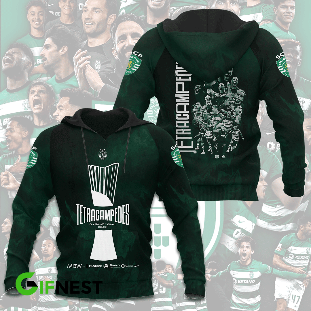 Sporting CP Primeira Liga 2025 Hoodie TM NTA V11