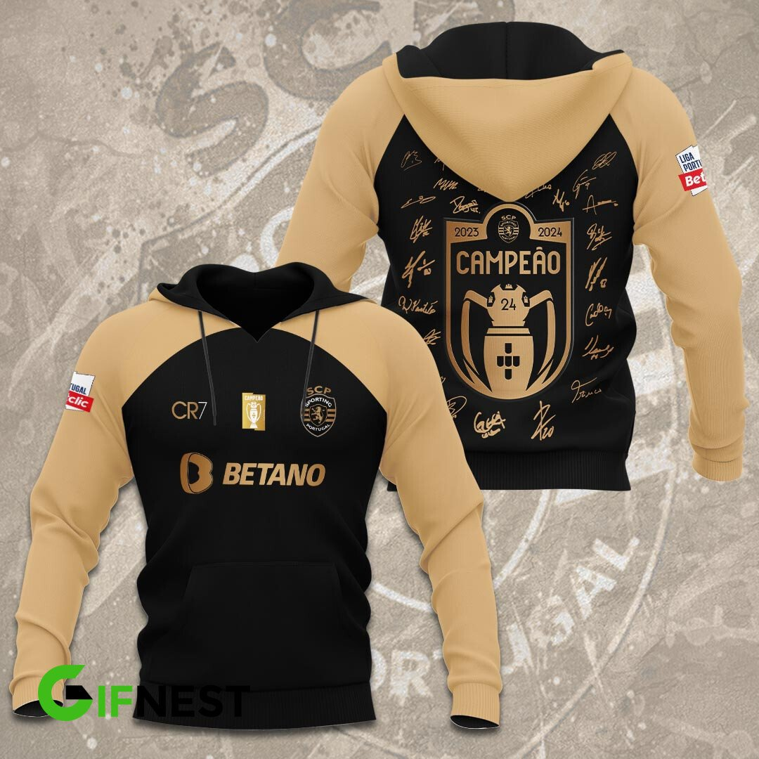 Sporting CP Primeira Liga 2025 Hoodie TM NTA V13