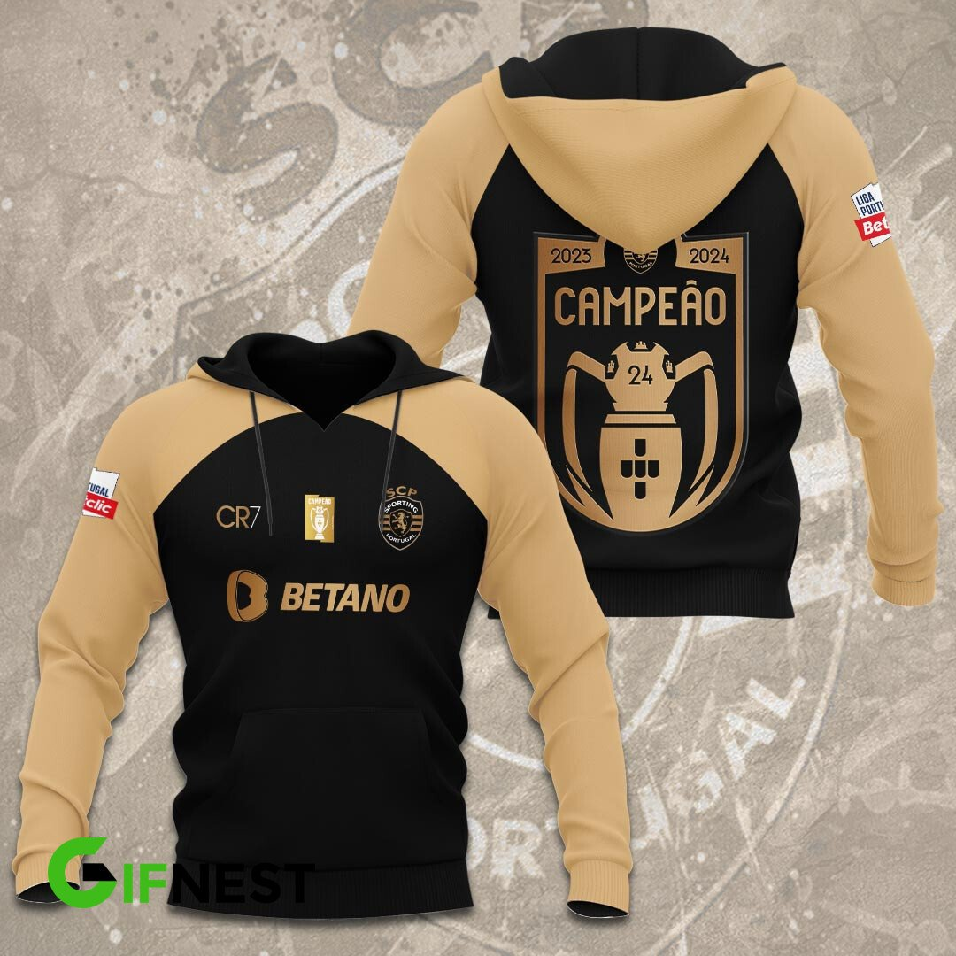 Sporting CP Primeira Liga 2025 Hoodie TM NTA V6