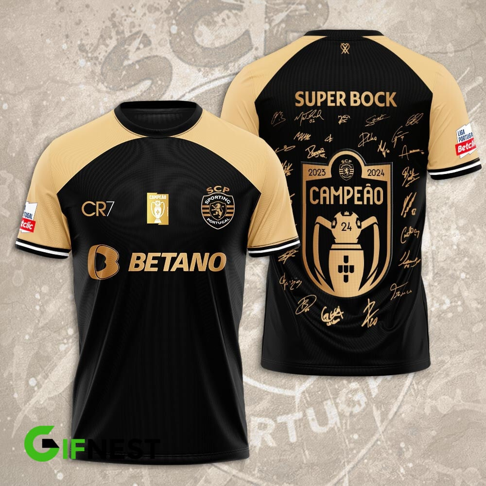 Sporting CP Primeira Liga 2025 T-Shirt TM NTA V13