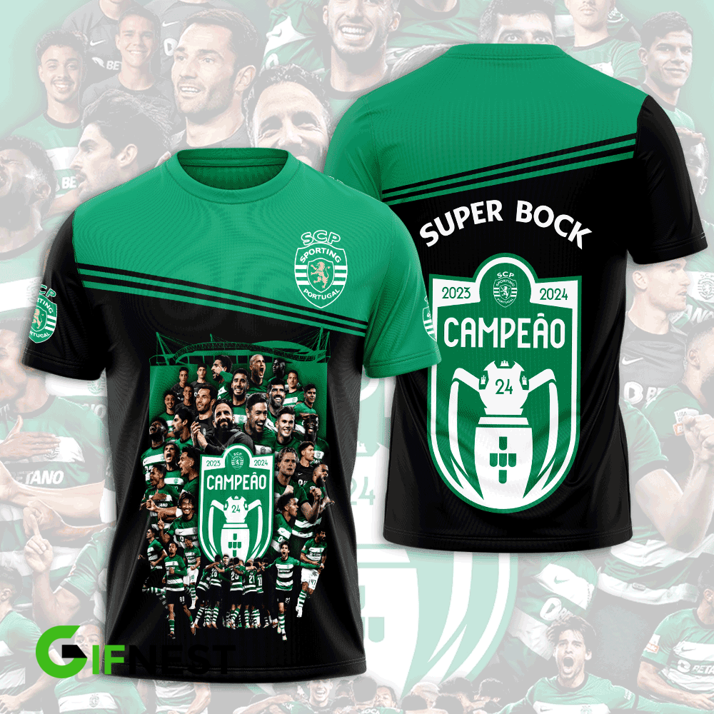 Sporting CP Primeira Liga 2025 T-Shirt TM NTA V16