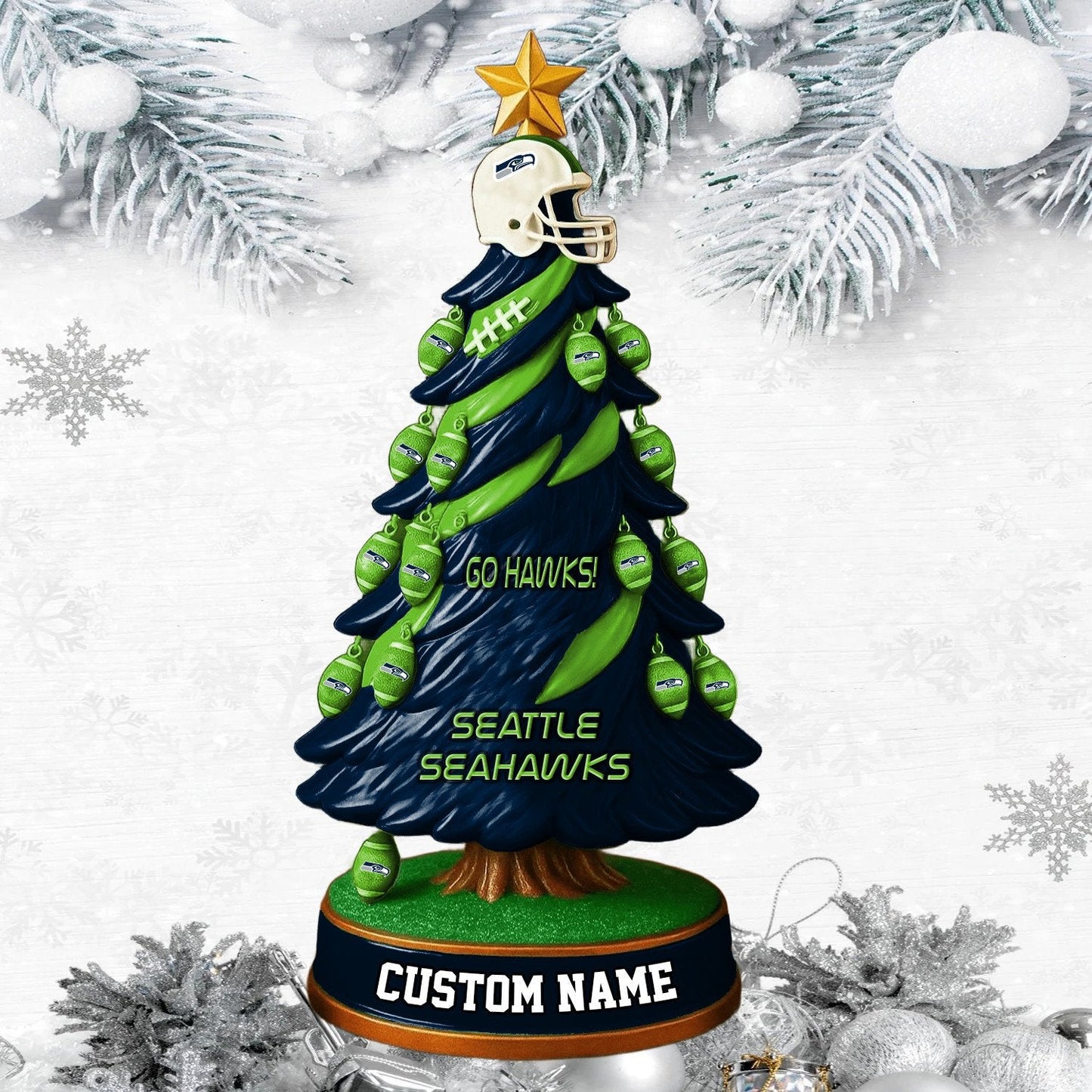 SS NFL Acrylic Block Gift For Fans DDT CTND