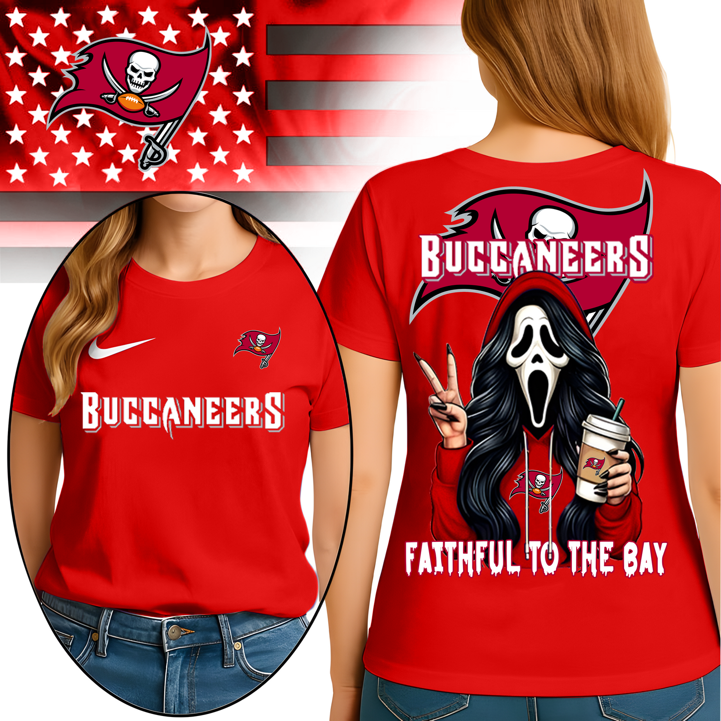 TBB Premium NFL Ghostface 3D Shirt DDT HLPHUONG