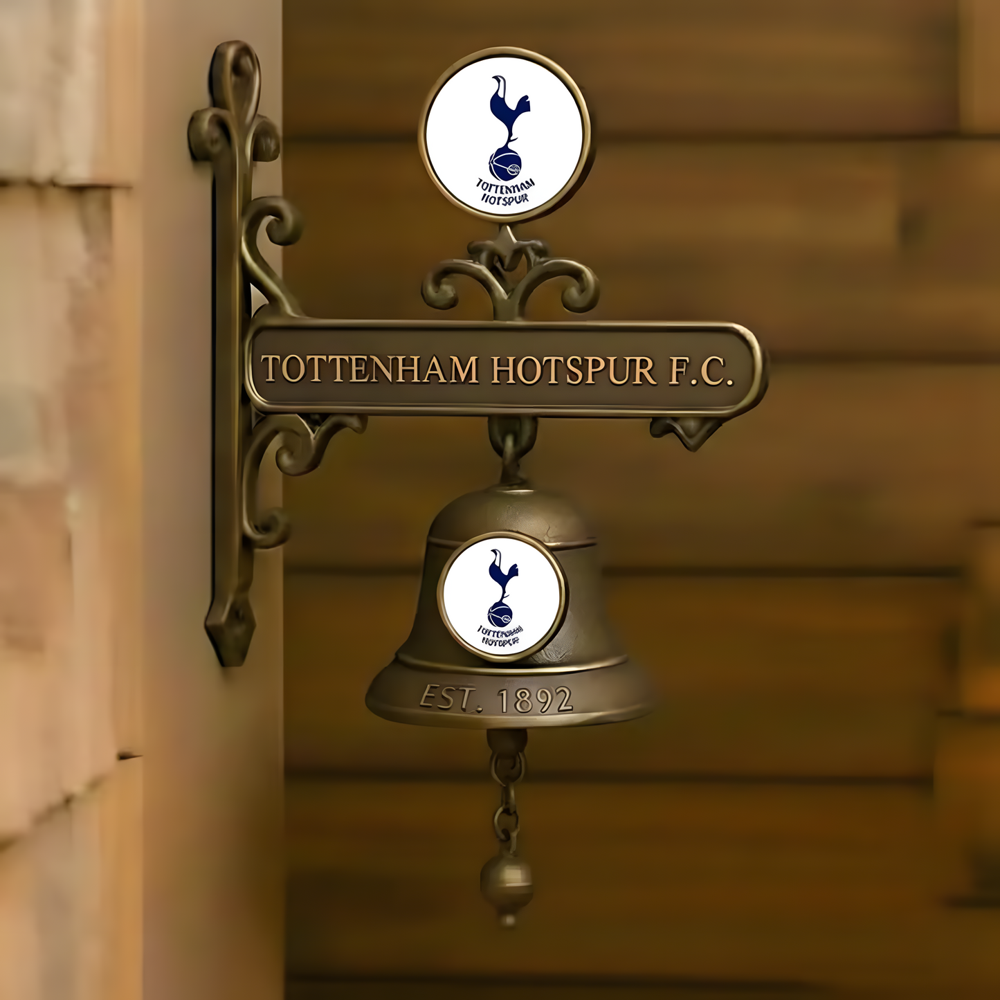 TOT X EPL Vintage Football Club Brass Bell V1 NAK NHT