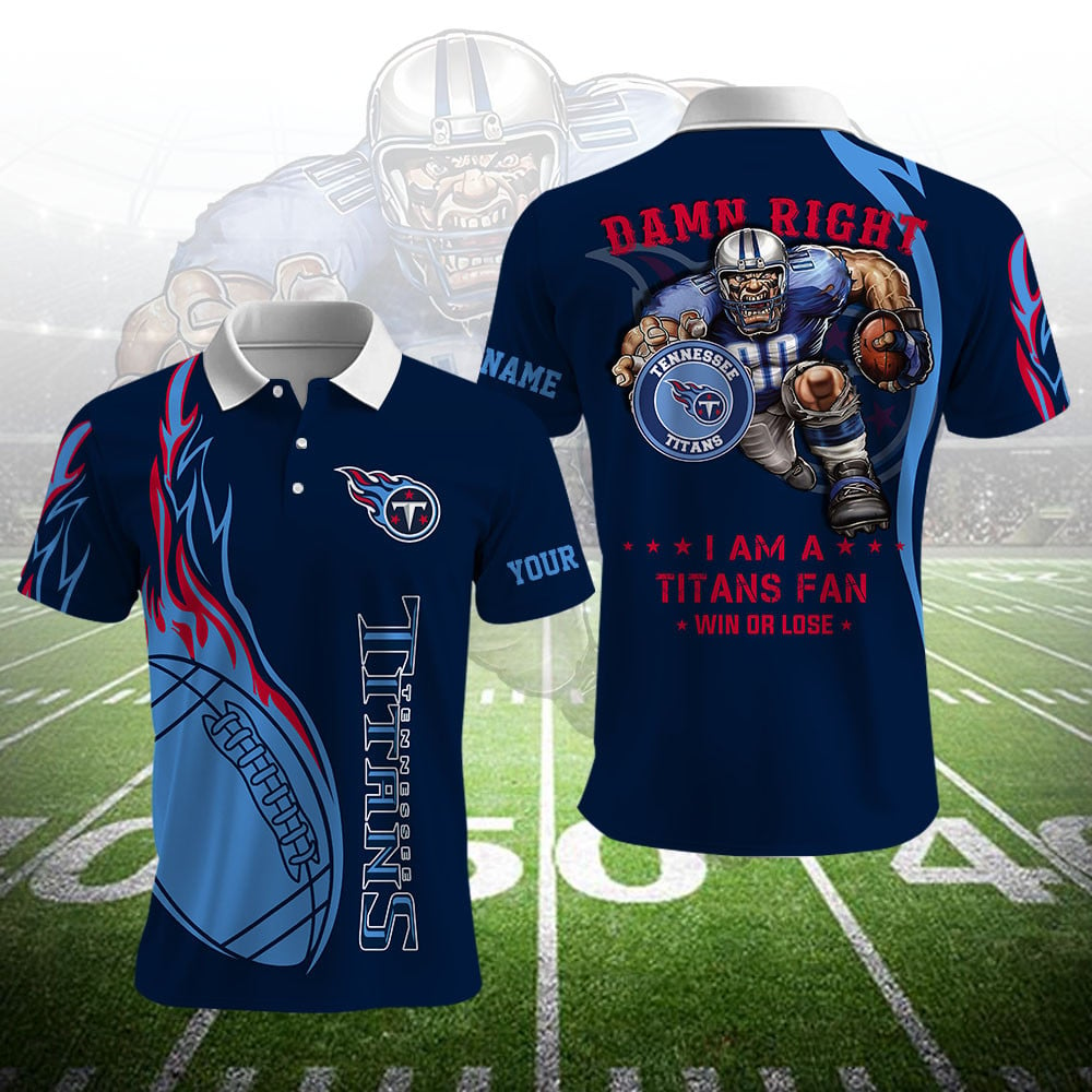 TT NFL Team Mascot Polo Shirt DDT NTL