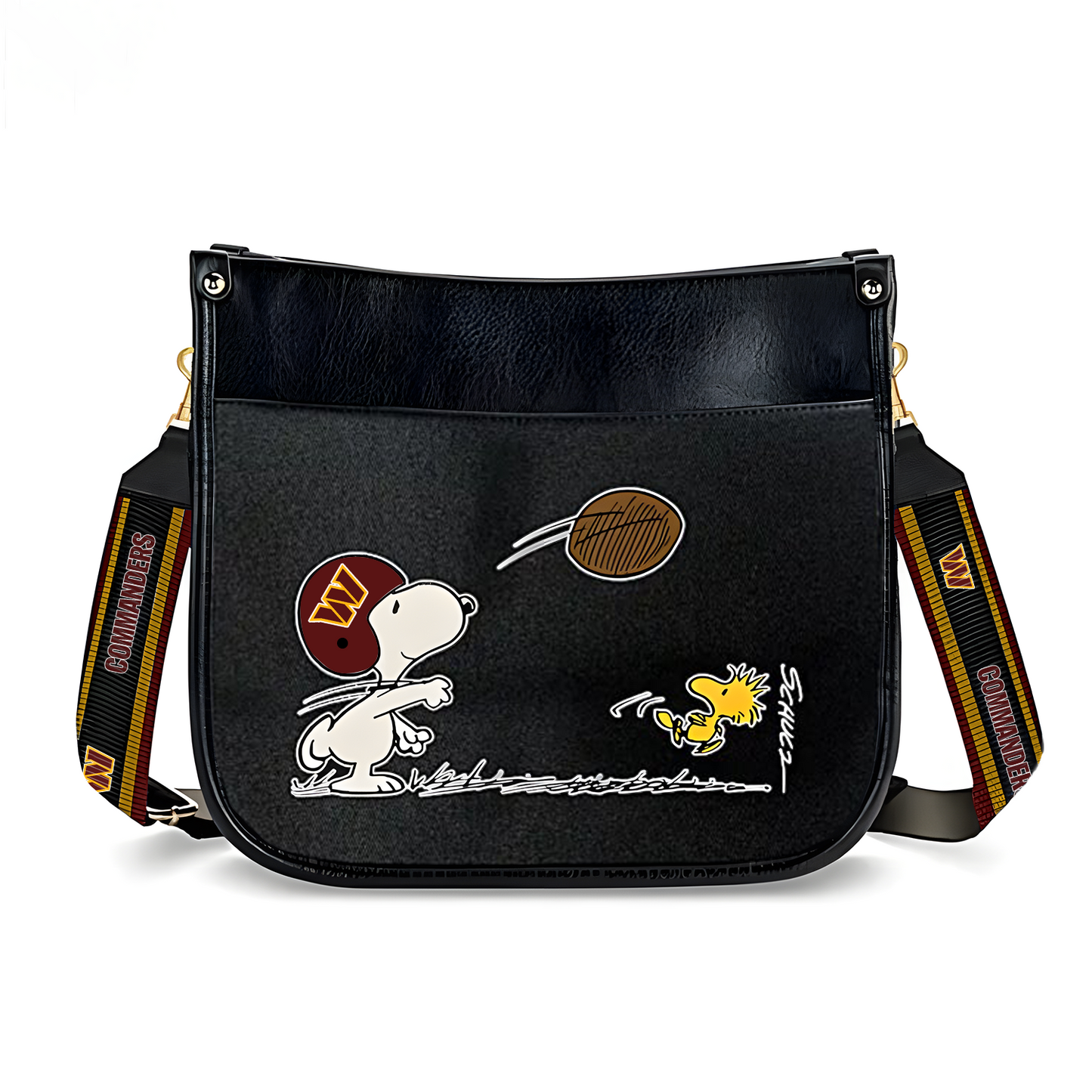 WAS x NFL Peanuts Snoopy Football Shoulder Bag DatND ThuongNH