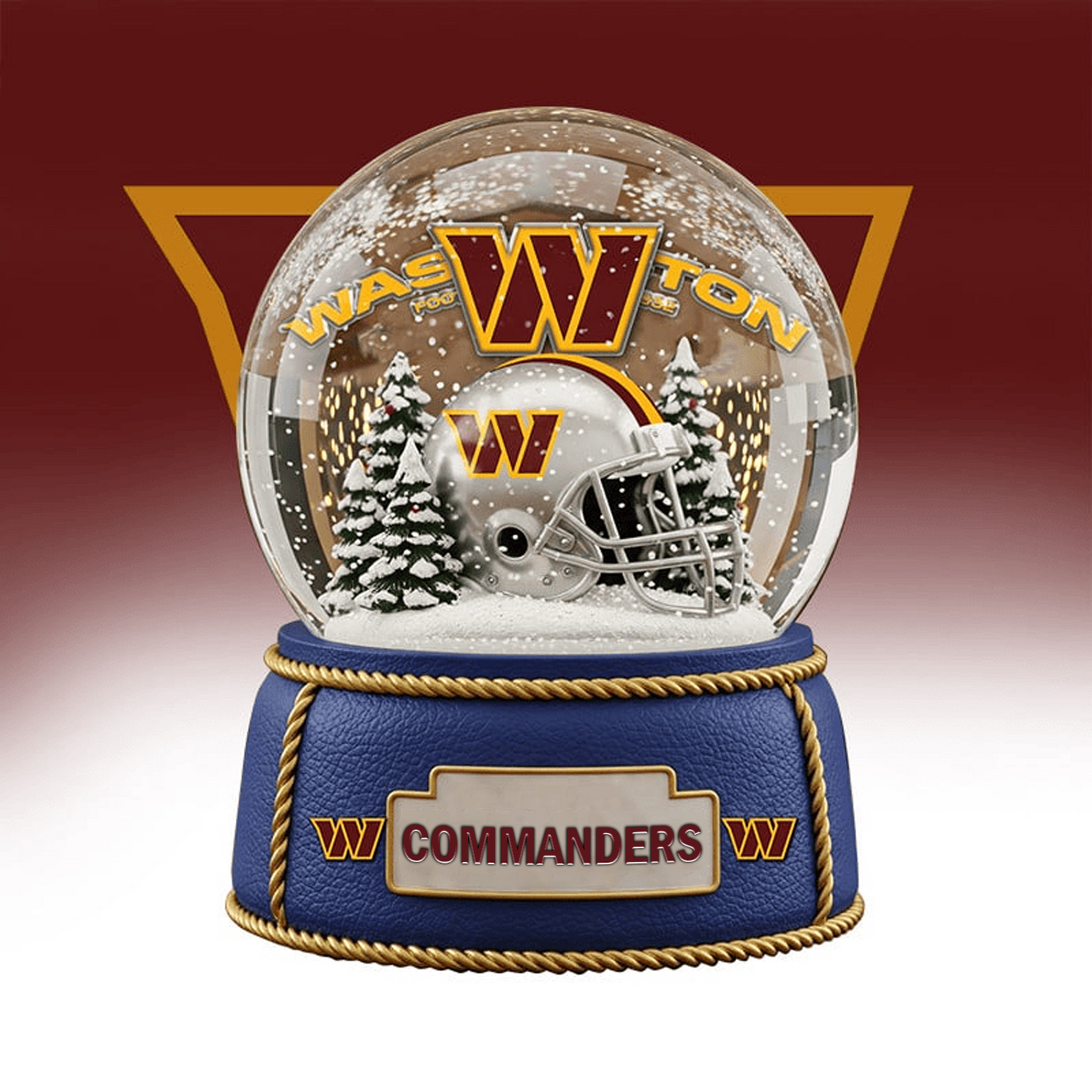 WAS x NFL Prenium Christmas Acrylic Block Plaque TUANND TANTD