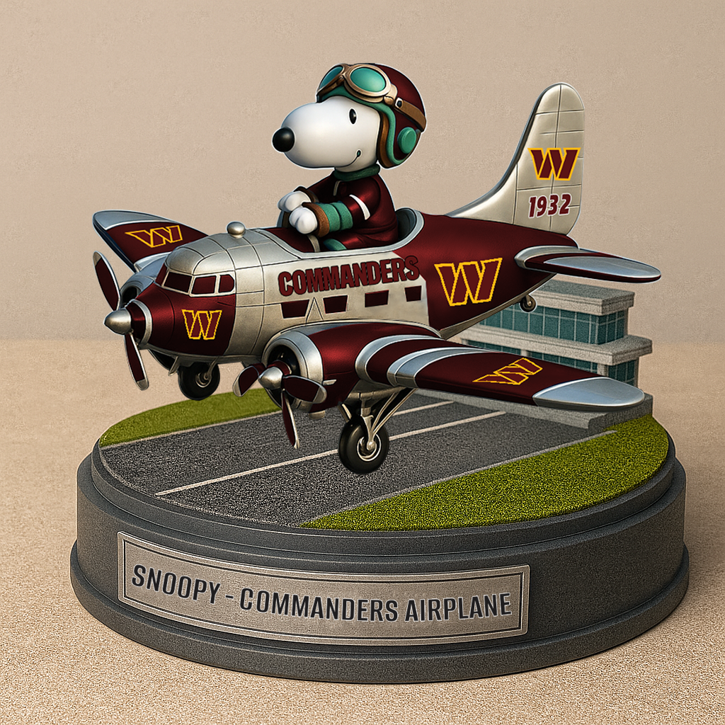 WC NFL x SNP Airplane Premium Acrylic Plaque DDT CTND