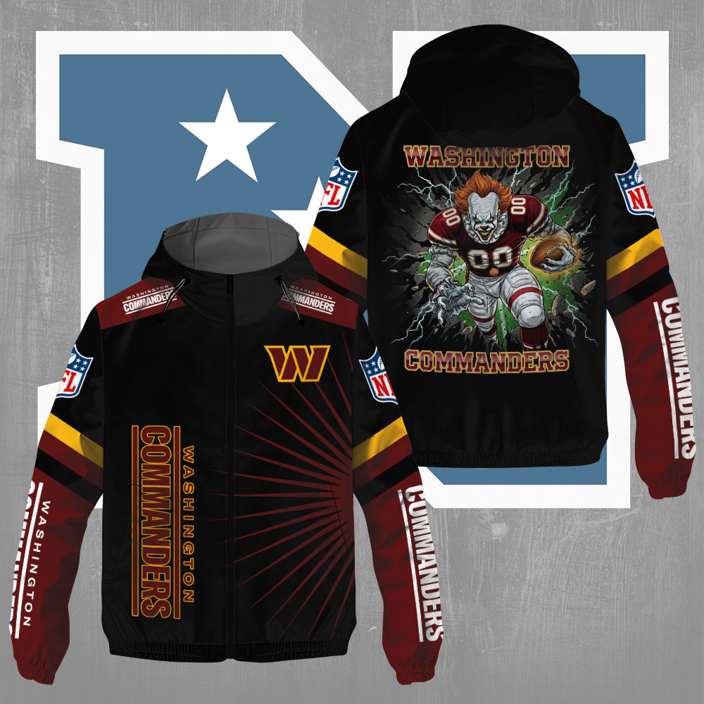 WC x NFL Pennywise 3D Windbreaker Jacket DDT CTND