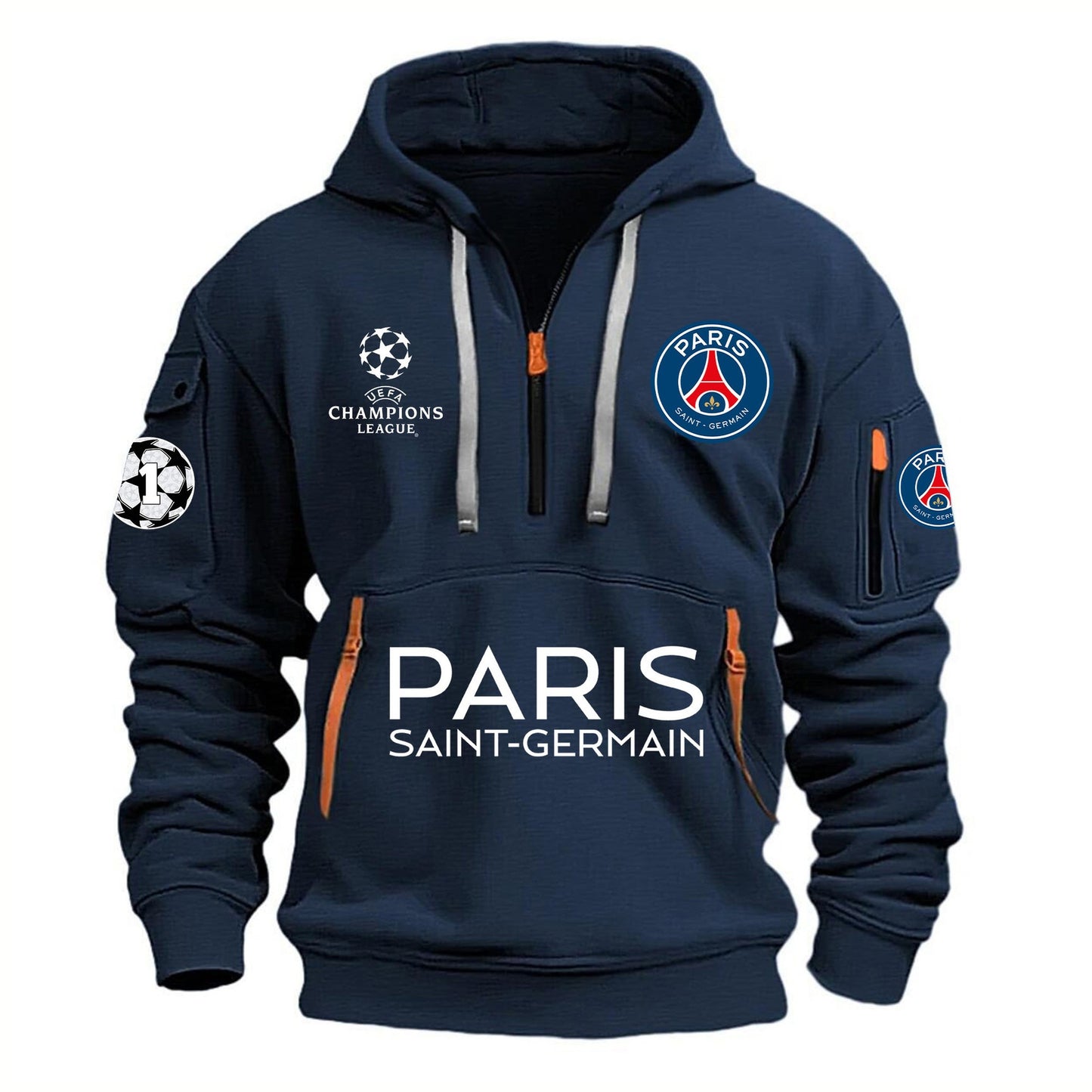 Paris Saint-Germain UEFA Champions League Champions Zipper Hoodie DDTTTV
