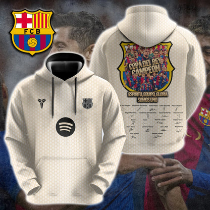 FC Barcelona Campeones La Liga 2024 2025 V15 Shirt DDT