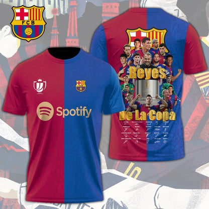 FC Barcelona Campeones La Liga 2024 2025 V16 Shirt DDT