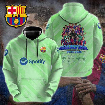 FC Barcelona Campeones La Liga 2024 2025 V14 Shirt DDT