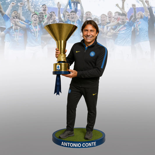 S.S.C. Napoli Campione Serie A 2025 Premium Acrylic Plaque DDT