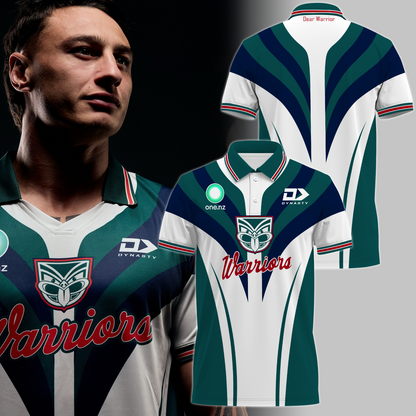 Dear Warrior Up The Wahs One New Zealand Warriors NRL 2025 Newest Polo Shirt TM NTA V2