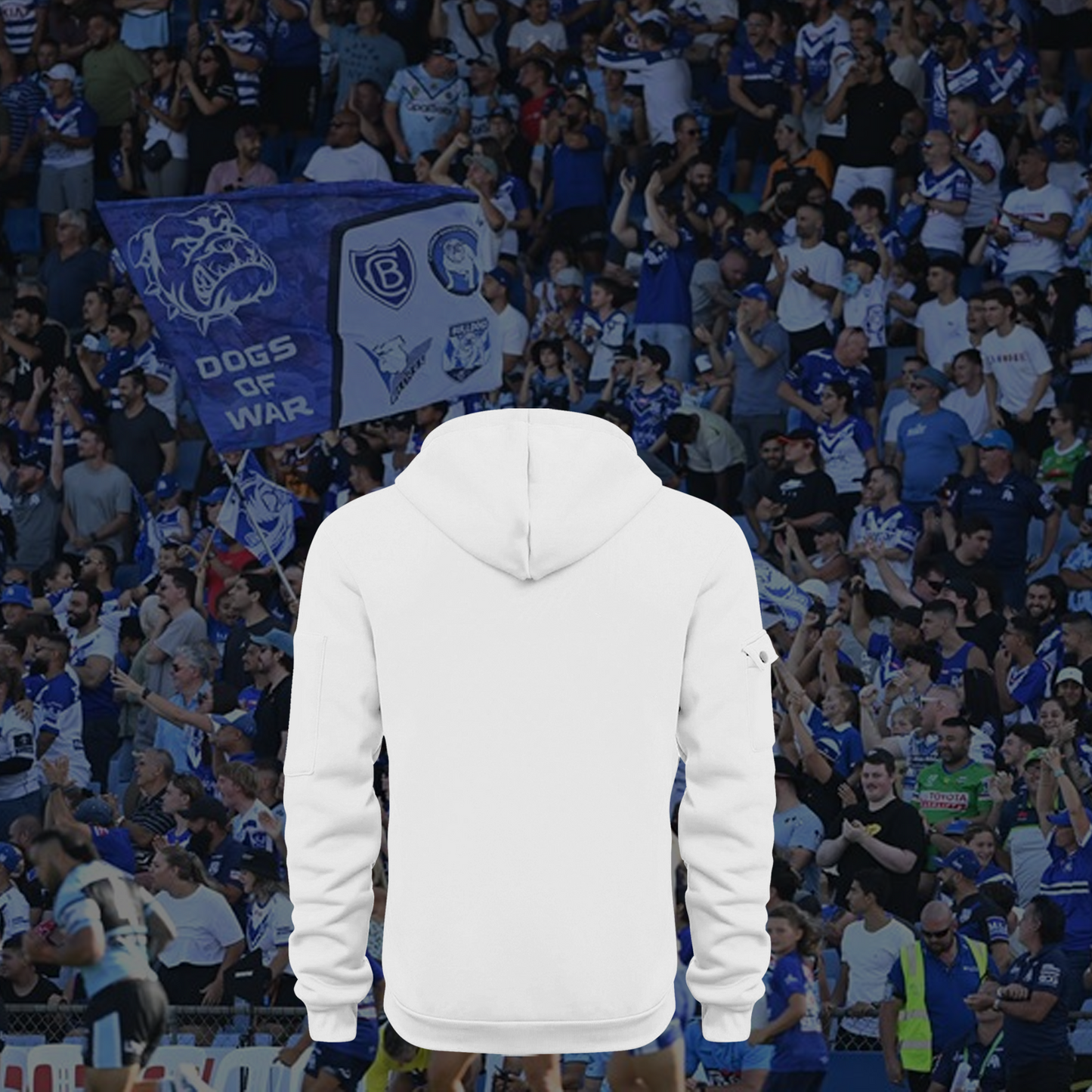 Canterbury-Bankstown Bulldogs NRL 2025 Zipper Hoodie TM NTA V3