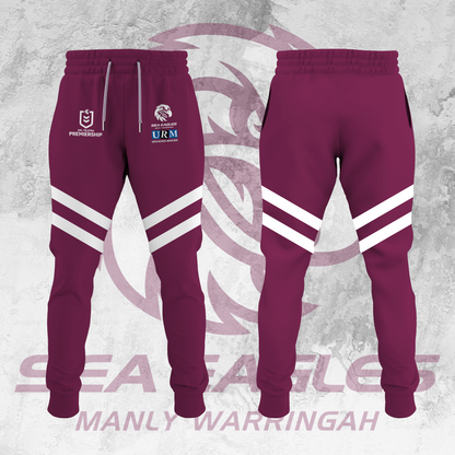 Manly Warringah Sea Eagles 10 NRL 2025 Fear The Fortress Windbreaker Jacket TM NTA V2