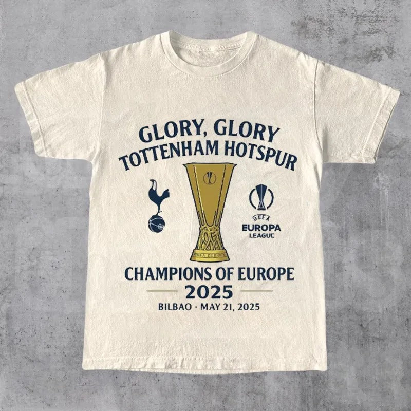 Tottenham Europa League Champions 2025 V2 T-shirt DDT