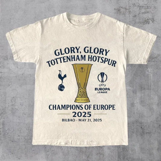 Tottenham Europa League Champions 2025 V2 T-shirt DDT