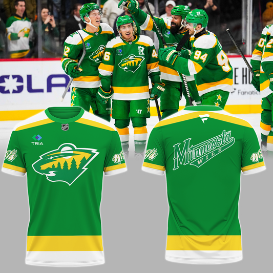 Minnesota Wild NHL V2 T-shirt TM