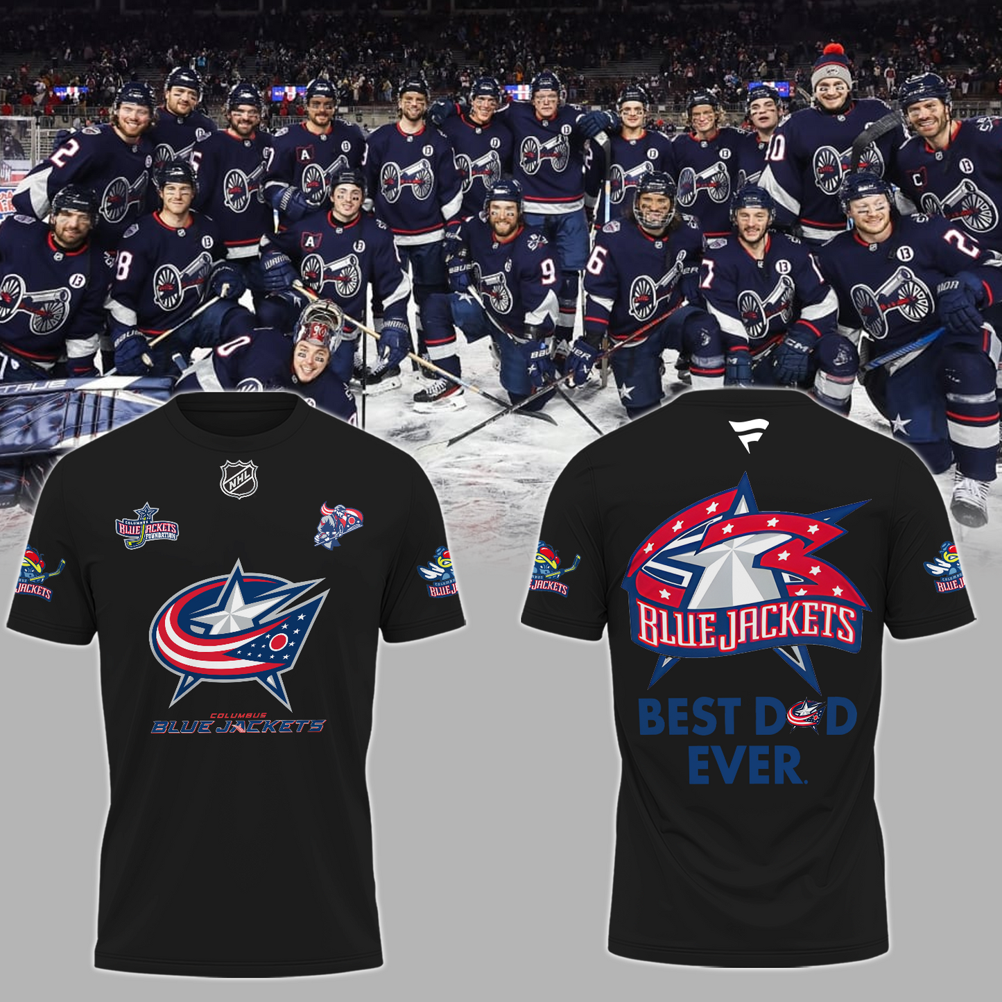Columbus Blue Jackets NHL V1 T-Shirt TM