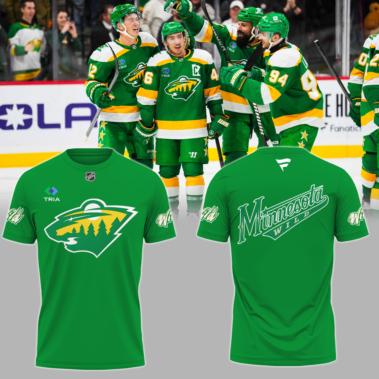 Minnesota Wild NHL V3 T-shirt TM