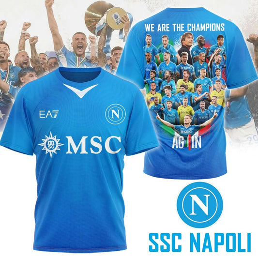 S.S.C. Napoli Campione Serie A 2025 Shirt V14 DDT