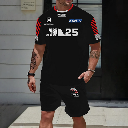 Dolphins NRL 2025 Limited Edition Set T-Shirt And Shorts TM NTA V2