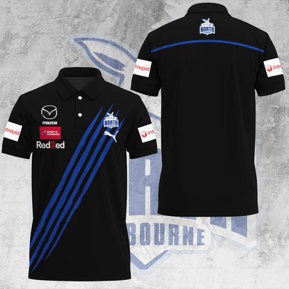 North Melbourne Football Club AFL Special Edition Polo Shirt TM V4