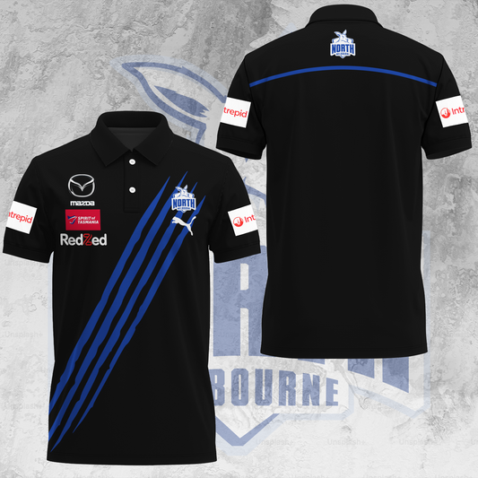 North Melbourne Football Club AFL Special Edition Polo Shirt TM V4