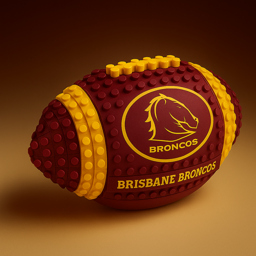 NRL Teams Building Block Rugby Set DDT CTND