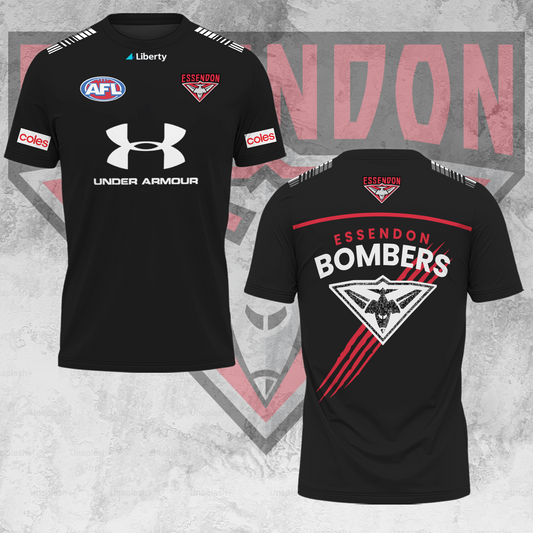 Essendon Football Club AFL 2025 Bombers Limited Edition T-Shirt TM V4