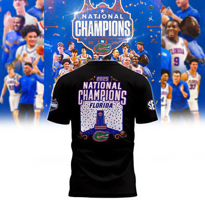 2025 national champions Florida Gators 3D shirt