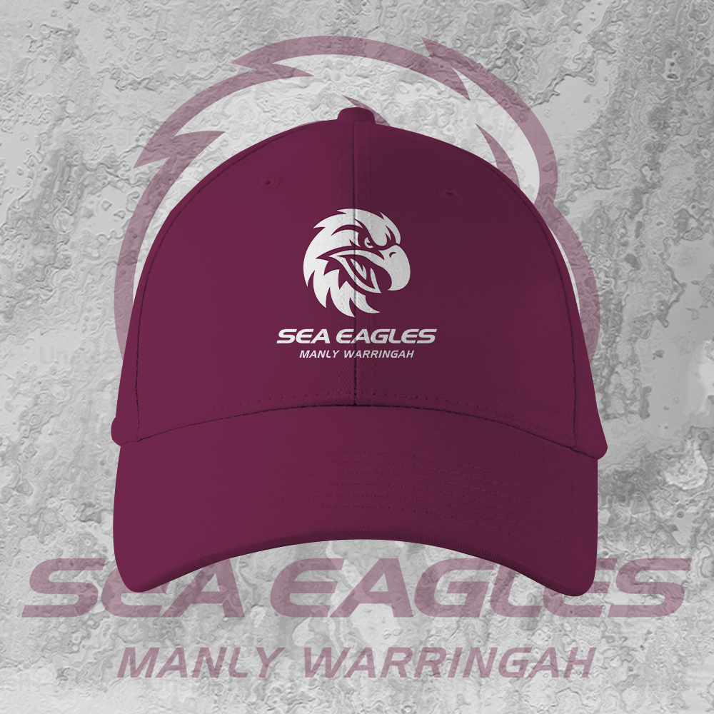Manly Warringah Sea Eagles NRL 2025 Polo Shirt TM NTA V1