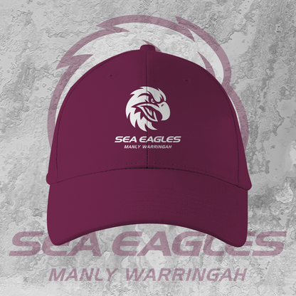 Manly Warringah Sea Eagles NRL 2025 Polo Shirt TM NTA V1