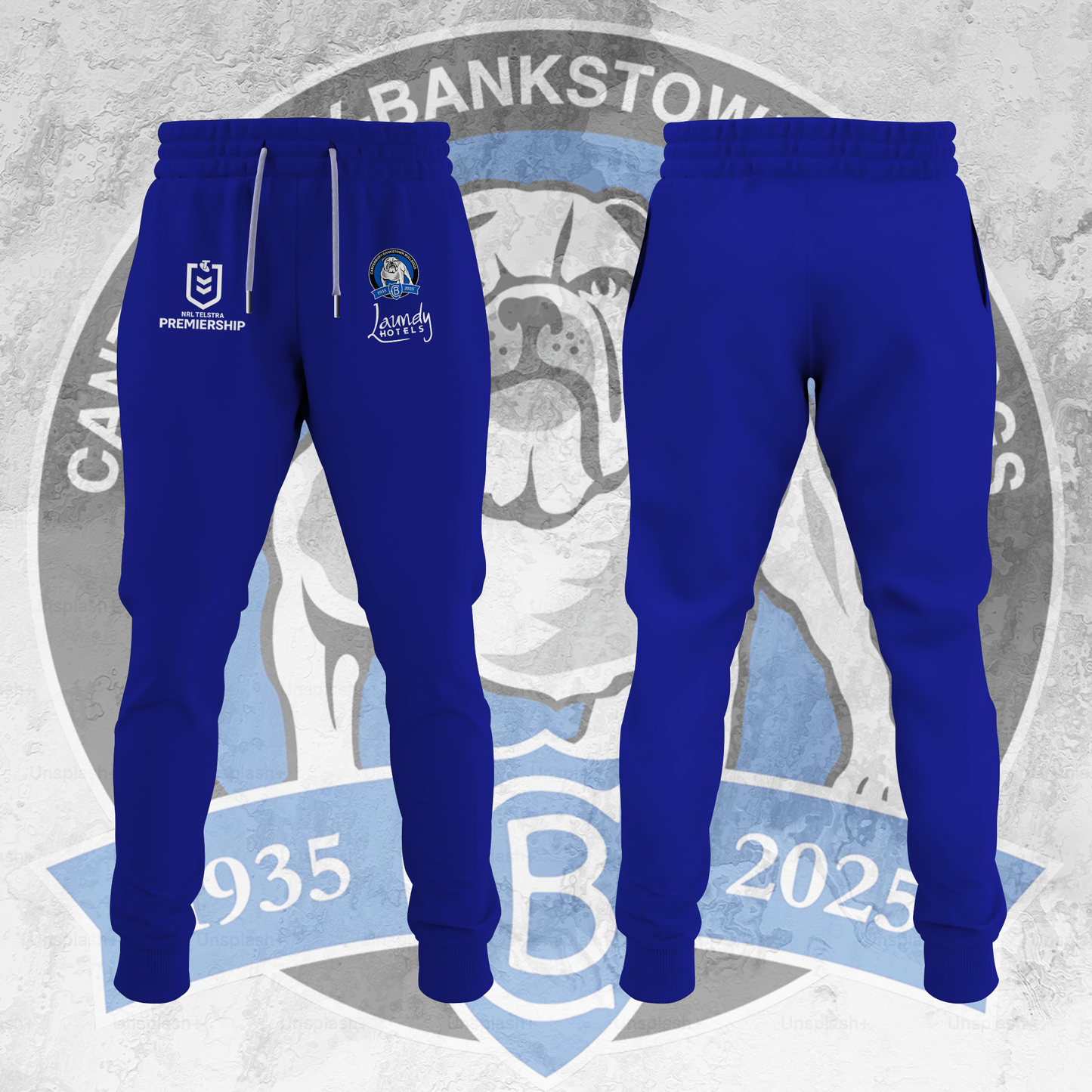Canterbury-Bankstown Bulldogs NRL 2025 New Hoodie TM NTA V2