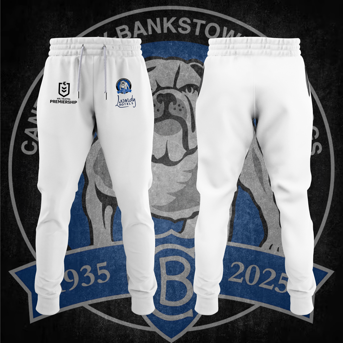 Canterbury Bulldogs 2 NRL 2025 New Hoodie TM NTA V1 TDT