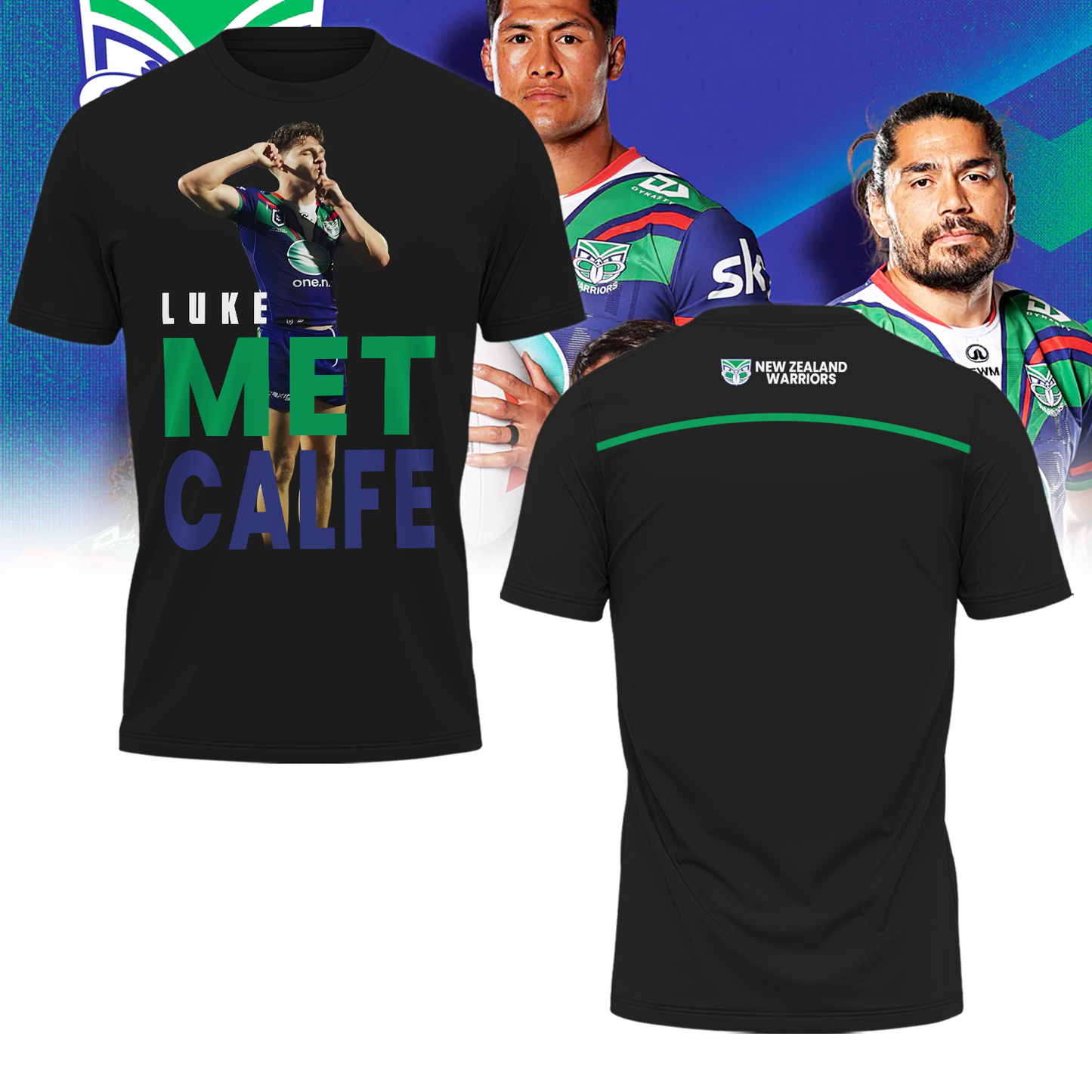 New Zealand Warriors NRL Up The Wahs Limited Edition T-Shirt TM - You will save more when you buy the clothes and hat combo V002
