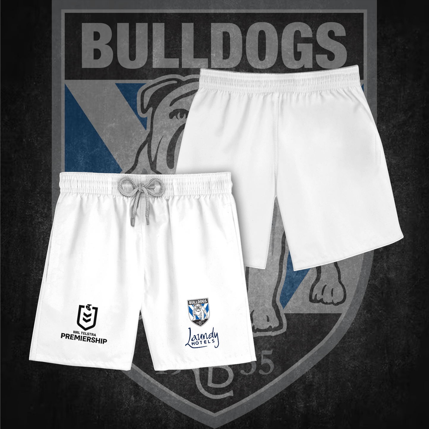 Canterbury-Bankstown Bulldogs NRL 2025 The Dogs Of War Limited Edition Polo Shirt TM NTA V11 230425