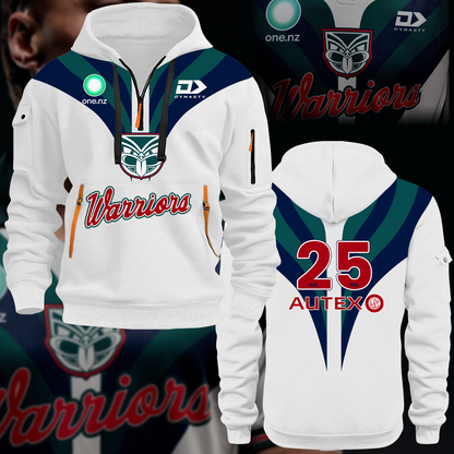 Dear Warrior Up The Wahs New Zealand Warriors NRL 2025 Newest Zipper Hoodie TM NTA V3