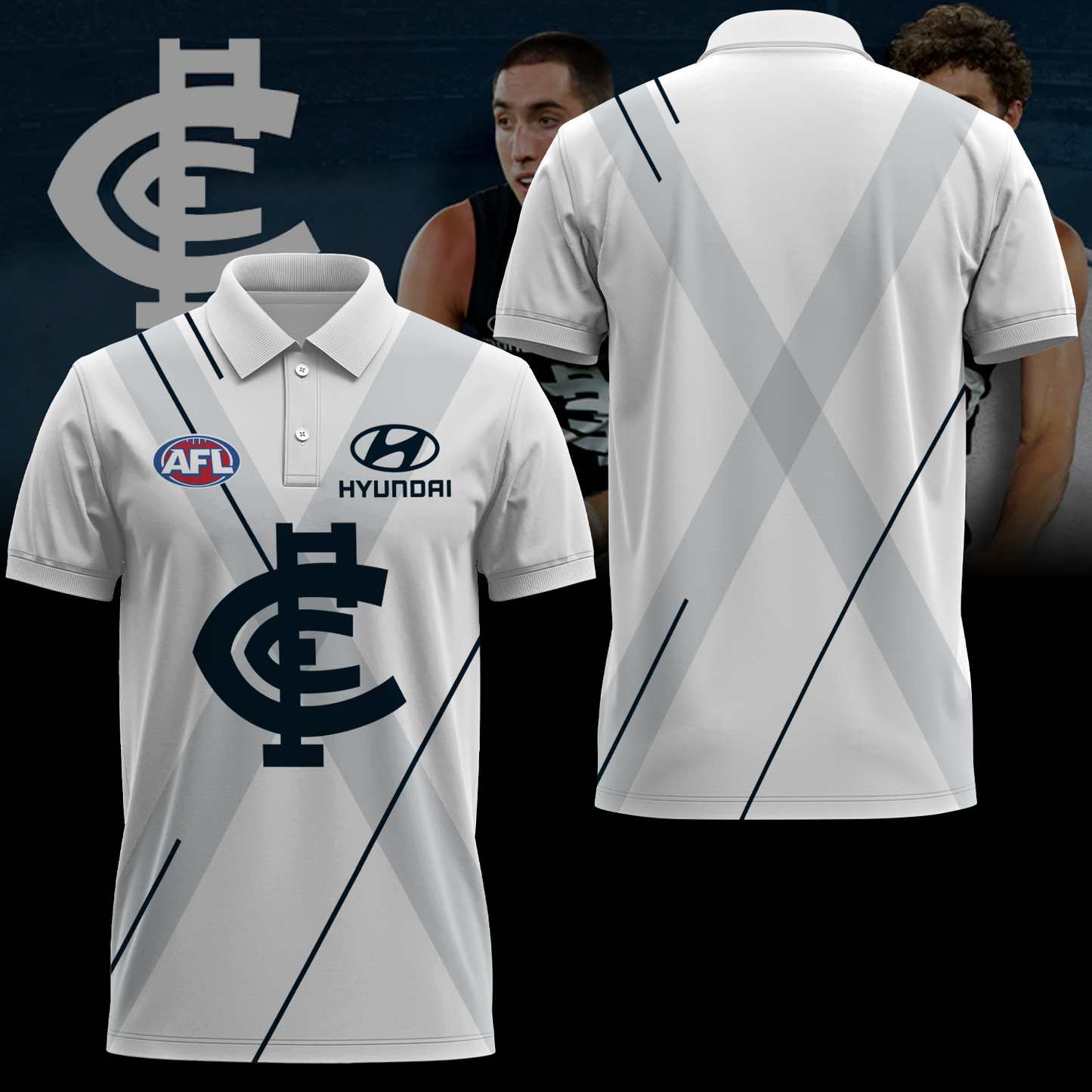 Carlton Football Club AFL Blues Limited Edition Polo Shirt TM - Super Savings When Buying Combo V4