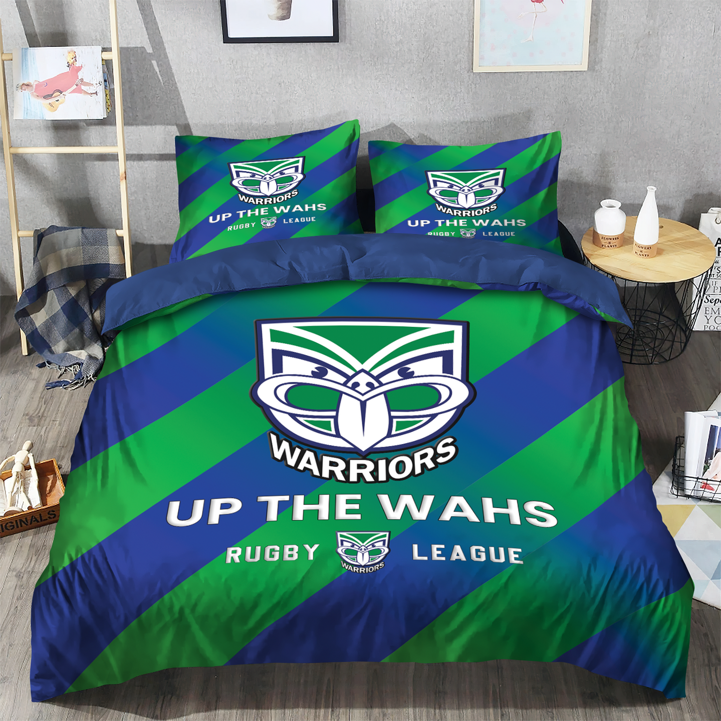 New Zealand Warriors NRL 2025 Bedding Set TM NTA V1