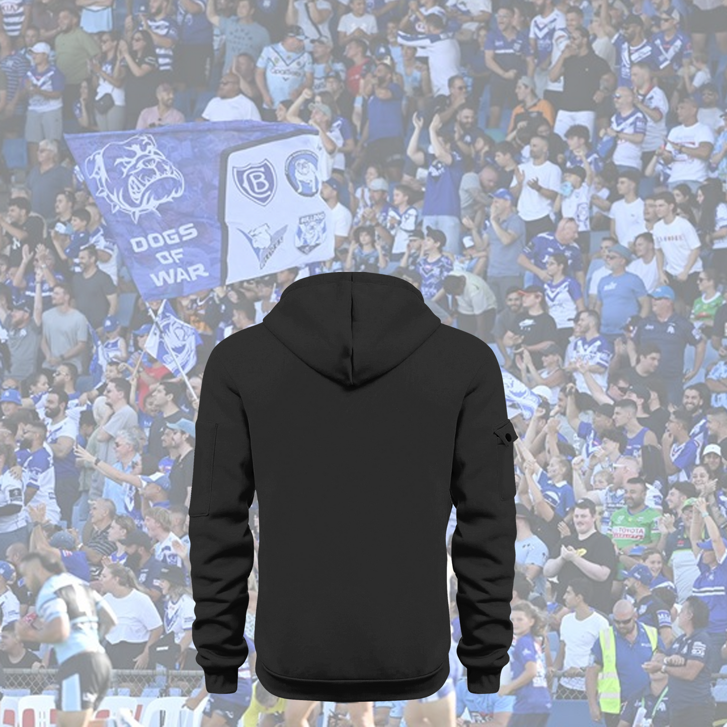 Canterbury-Bankstown Bulldogs NRL 2025 Zipper Hoodie TM NTA V7