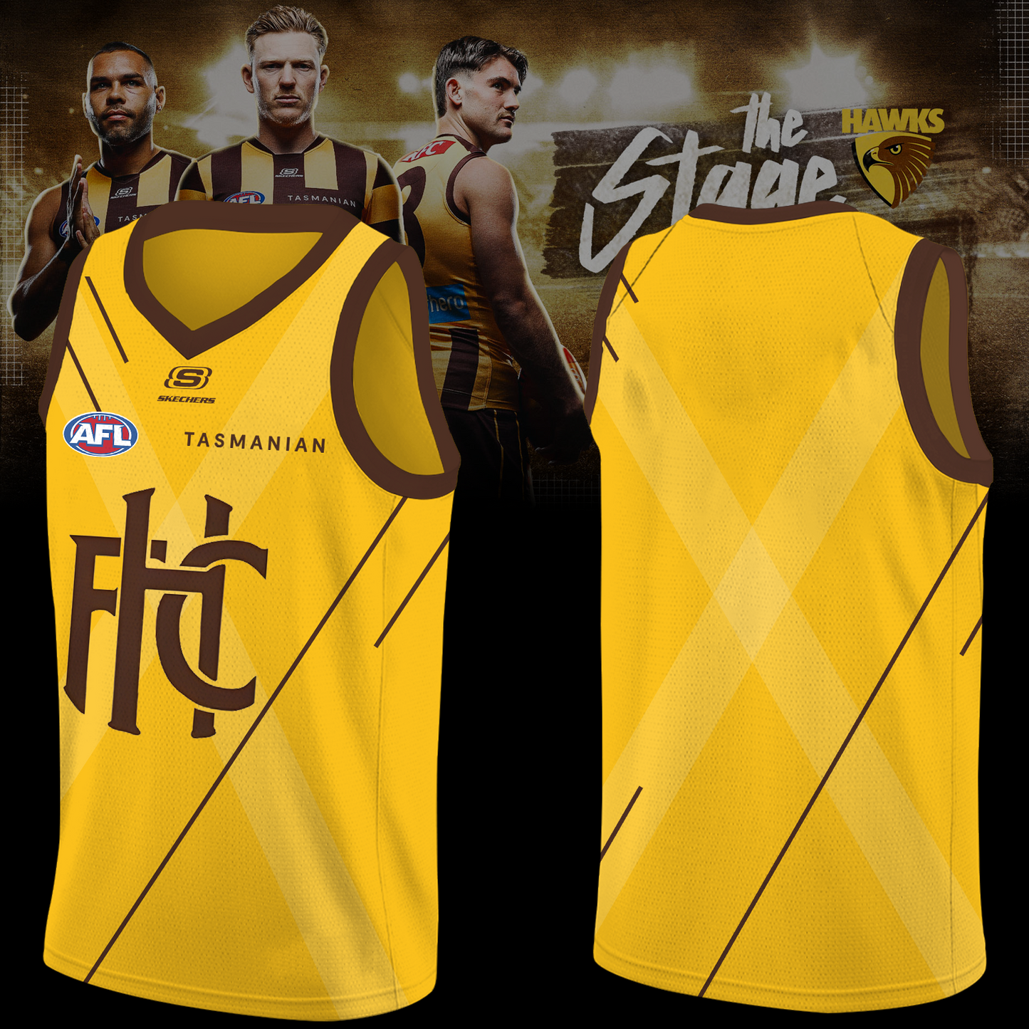 Hawthorn Football Club AFL 100 Year Hub Limited Edition BK Jersey TM V2