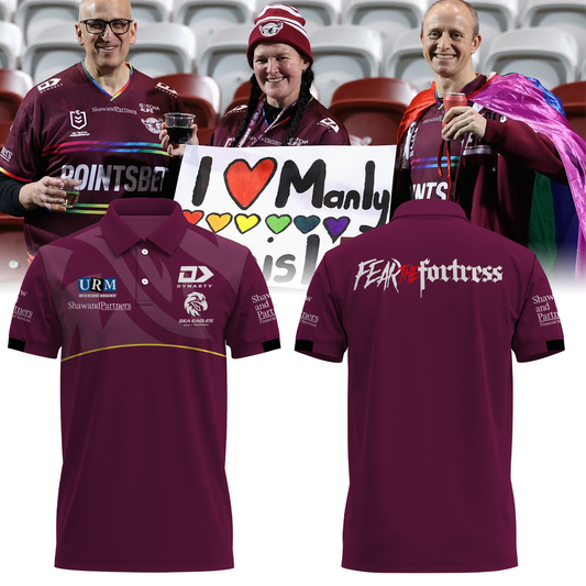 Manly Warringah Sea Eagles Polo Shirt V3 NRL TM